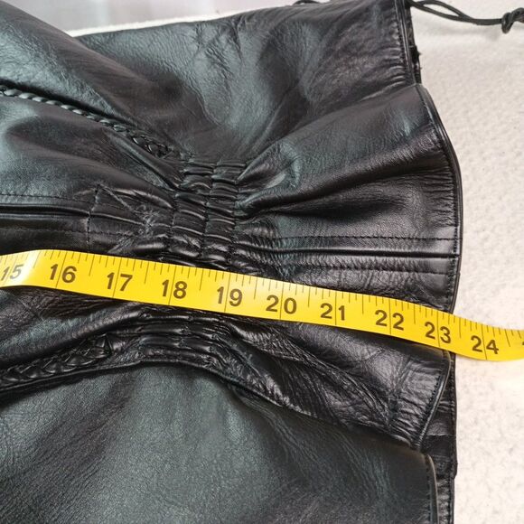 Vintage Zony Inc Black Leather Motorcycle Jacket w/ Removable Liner – Mens Large - Picture 16 of 16